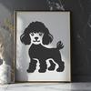 Poodle Clip Art In SVG, PNG, PDF And DXF Formats