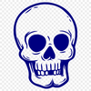 Artistic Skull In SVG - Free Download