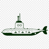 Underwater Military Vehicle Vector Graphic An underwater military vehicle designed as a vector graphic.