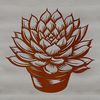 Succulent plant with thick, fleshy leaves, suitable for vector art designs and DIY projects.