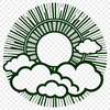 A stylized illustration of the sun in various vector formats including SVG and DXF.