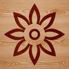 Free Vector Sunflower Icon Simple line drawing of a sunflower plant with large yellow petals and dark center, suitable for gardening and nature themes.