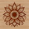 High-Quality Sunflower Clipart Image A high-quality vector illustration of a sunflower with large petals and prominent center.