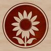 Blooming Sunflower Illustration A simple illustration of a sunflower in bloom, suitable for gardening and nature-themed projects.