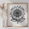 Free Sunflower Vector Image