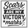 Inspirational quote about overcoming cancer, in a bold vector design suitable for cutting machine projects.