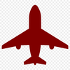 SVG design of a silhouette airplane for cutting machine projects and DIY crafts.