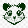 Marsupial Wildlife Illustration A detailed illustration of a marsupial possum in a natural environment.