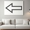Arrow SVG compatible with laser cutting and web design
