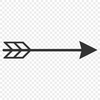 SVG arrow for cutting machine, laser engrave, and stencil use.