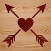 Vector arrow template for laser engraving and DIY projects