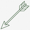 Arrow SVG template for web design, laser engrave, DIY