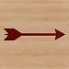 Arrow SVG cut file for Cricut and laser cutter use