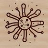 A detailed illustration of a bacterium in a scientific context.