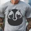 A high-resolution SVG graphic of a wild animal featuring a badger.