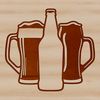 Simple Glass Beer Design A simple vector graphic design of a bottle of beer.
