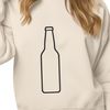 Modern Beer SVG Design A digital illustration of a beer bottle in a sleek, modern style.