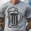 Free Beer Graphic in Vector Format An SVG vector graphic representation of a drink in a glass with liquid inside.