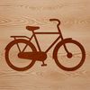 A simple illustration of a bicycle with clean lines, ideal for use in various digital projects.