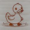 A digital illustration of a duck, created as vector art for various uses.