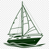 Scalable Boat Illustration A detailed, scalable illustration of a boat for graphic design and crafting projects.