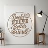 A minimalist silhouette of a person reading a book with inspirational quotes overlaid on top.