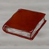 Turned Page Illustration An open book with pages turned up, suitable for educational and creative projects.