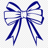 Free Vector Clip Art Bow Illustration Illustrative bow design for crafts and DIY projects, suitable for vector editing in Illustrator or Procreate.