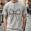 Elegant Bow Symbol for Gift Wrapping and Decorations A decorative bow symbol used for gift wrapping and decoration on special occasions like Christmas and birthdays.