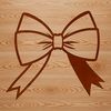 Beautiful Vector Bow Clip Art A decorative bow designed as vector art, suitable for various digital applications.