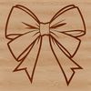 Beautiful Gift Decoration A decorative bow made from ribbon or lace, suitable for gifts and presents.