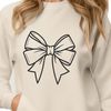 Illustrative bow design created using vector art.