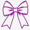 Beautiful Decorative Bow Symbol A decorative bow graphic symbolizing gift wrapping or present decoration.