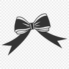 Gift Tying Bow Illustration A colorful bow made from ribbon or string, used to decorate gifts on special occasions like Christmas and birthdays.