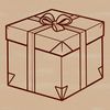 Free SVG Box Design Template A simple box illustration with a flat design style.