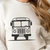 Free Bus Clipart SVG A simple illustration of a bus vehicle in vector format.