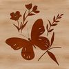 Delicate Wings of Beauty A colorful insect with delicate wings, depicted in vector format.