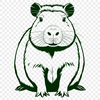 Beautiful Capybara Design High-quality vector illustration of a capybara animal in a simple design style.