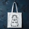 Large Animal Vector Graphic A large rodent native to South America, depicted in a clean vector design.