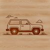 Vector Car Illustration with Elegant Design A detailed vector illustration of a vehicle with various design elements.