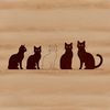 Free SVG Cat Design A digital illustration of a cat in vector format.