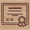 A digital illustration of a graduation scroll with a classic design, suitable for vector art and cutting machine designs.