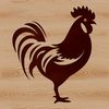 Colorful Chicken Graphic Vector An illustration of a chicken in vector format.