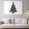 A vector graphic representation of a traditional Christmas tree symbol, suitable for various digital applications.