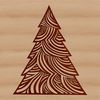 Vibrant Holiday Decorations SVG Design Illustrative Christmas tree design in vector format for various uses.