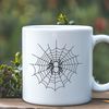 Intricate Spider Web Pattern A delicate, intricate spider web design suitable for vector art projects.