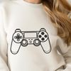 Button Layout Game Controller Icon A digital game controller with a flat, button layout.
