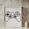 Vector Video Game Console Design SVG illustration of a video game controller, suitable for vector design projects.