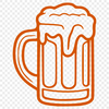 Digital Beer Illustration in a Glass A digitally created illustration of a beer in a glass.