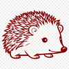Vector Mammal Design Free Download A small, spiny mammal with rounded body and pointed snout.